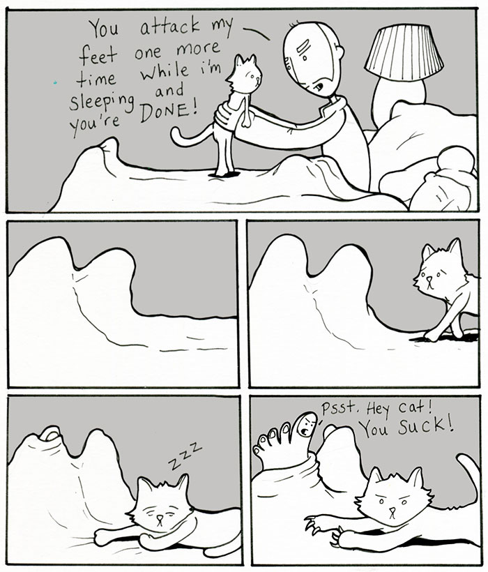 Life With Cats By Lunarbaboon (18 Comics)