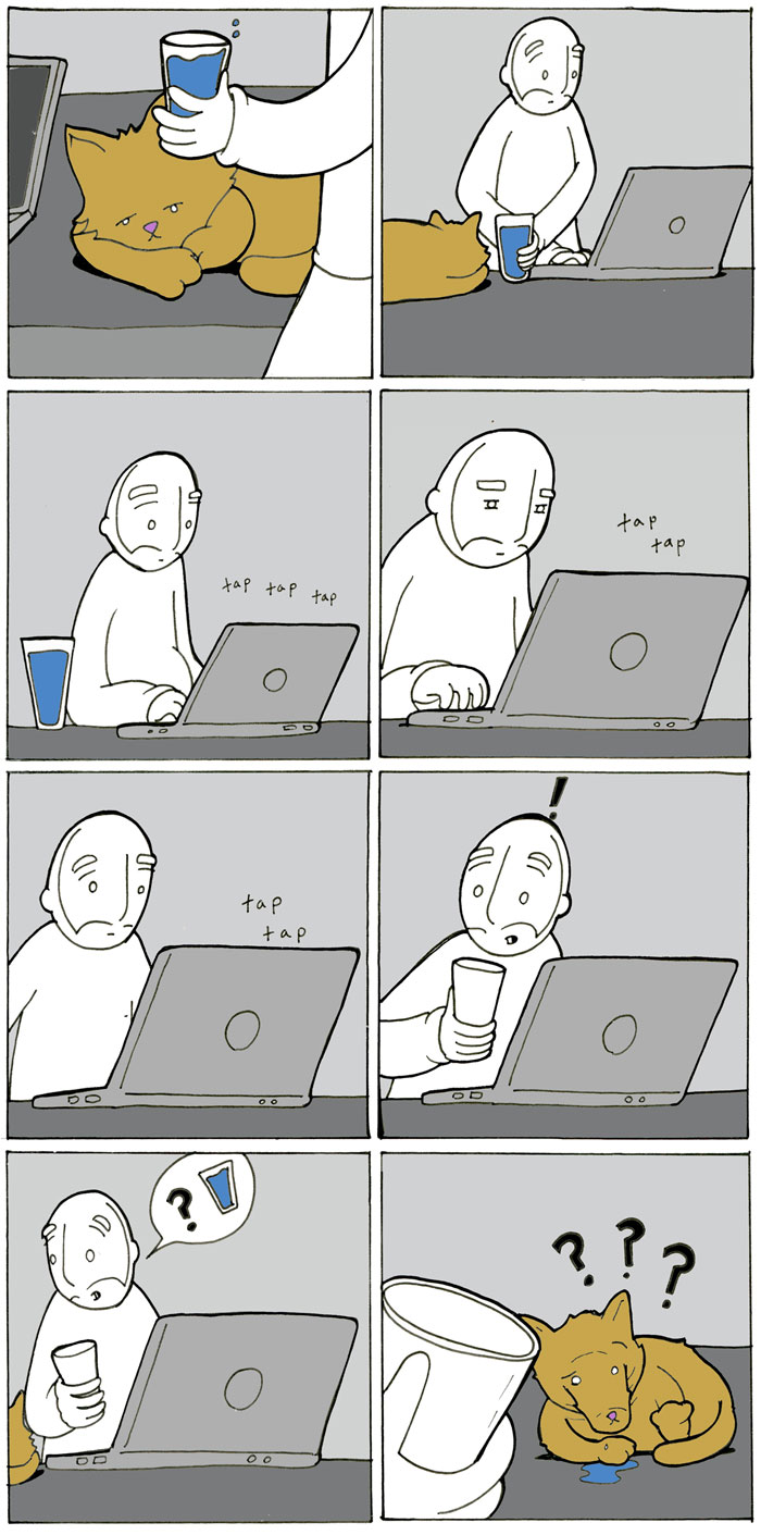Life With Cats By Lunarbaboon (18 Comics)