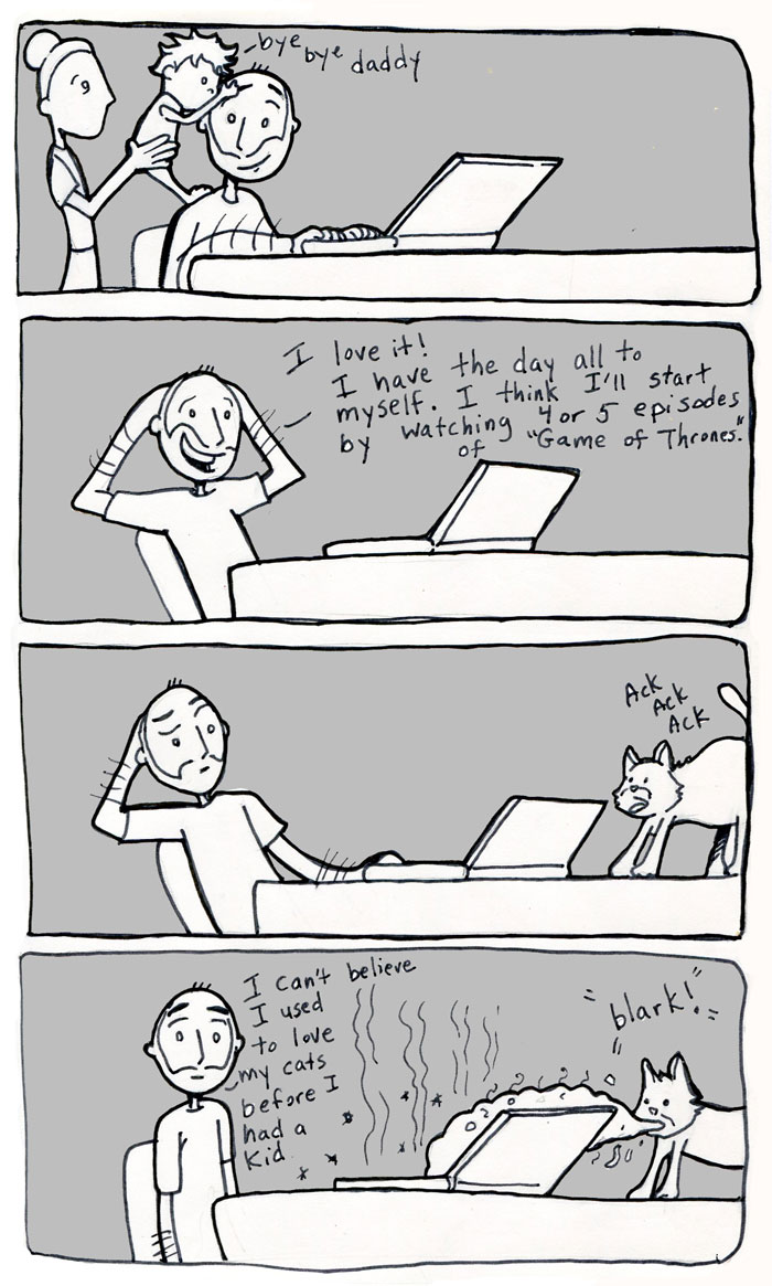Life With Cats By Lunarbaboon (18 Comics)
