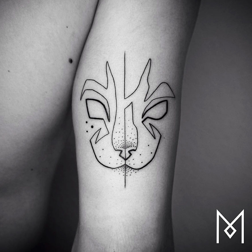 Minimalist Single Line Tattoos By Iranian-German Artist (59 Pics) Minimalist Single Line Tattoos By Iranian-German Artist (59 Pics)