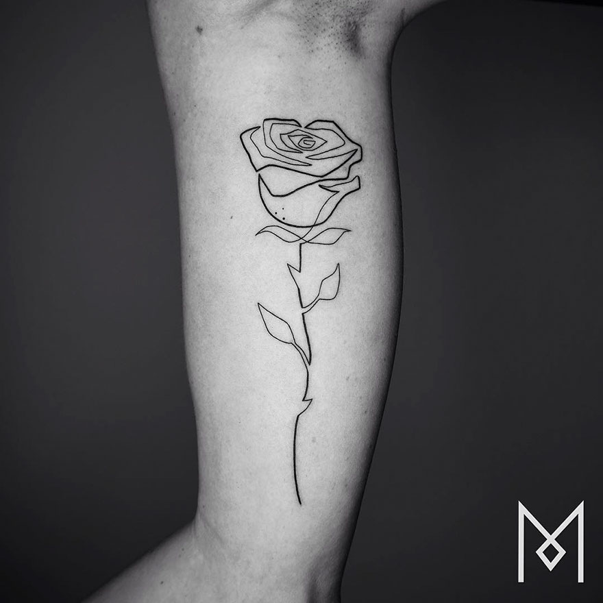 Minimalist Single Line Tattoos By Iranian-German Artist (59 Pics) Minimalist Single Line Tattoos By Iranian-German Artist (59 Pics)