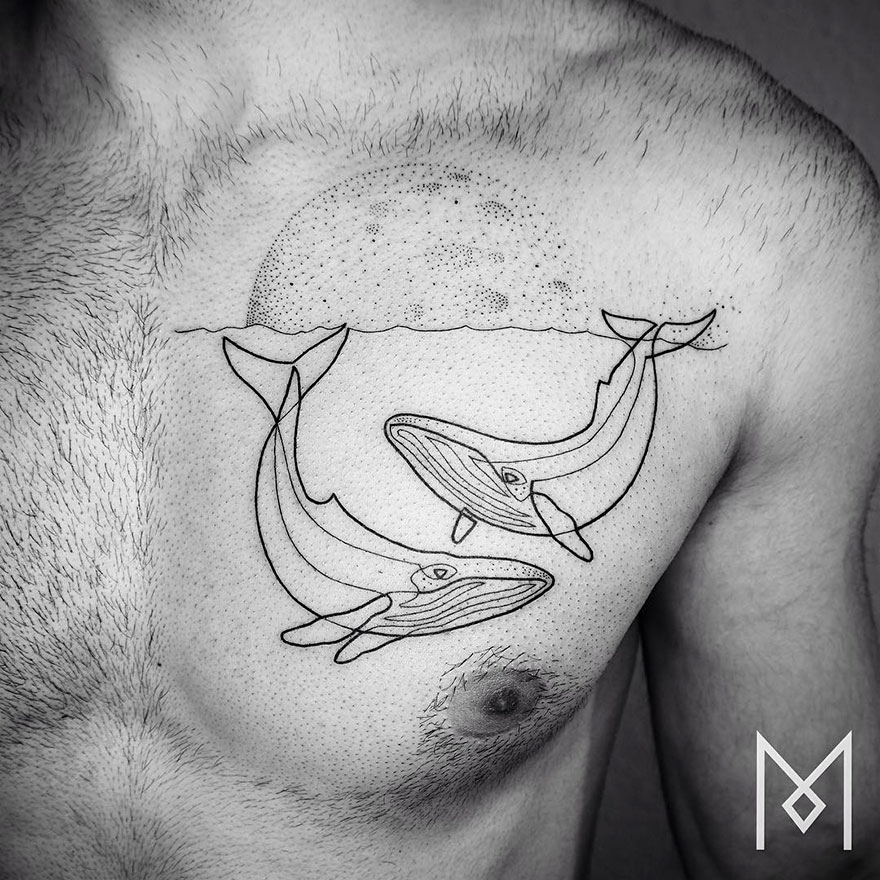 Minimalist Single Line Tattoos By Iranian-German Artist (59 Pics) Minimalist Single Line Tattoos By Iranian-German Artist (59 Pics)