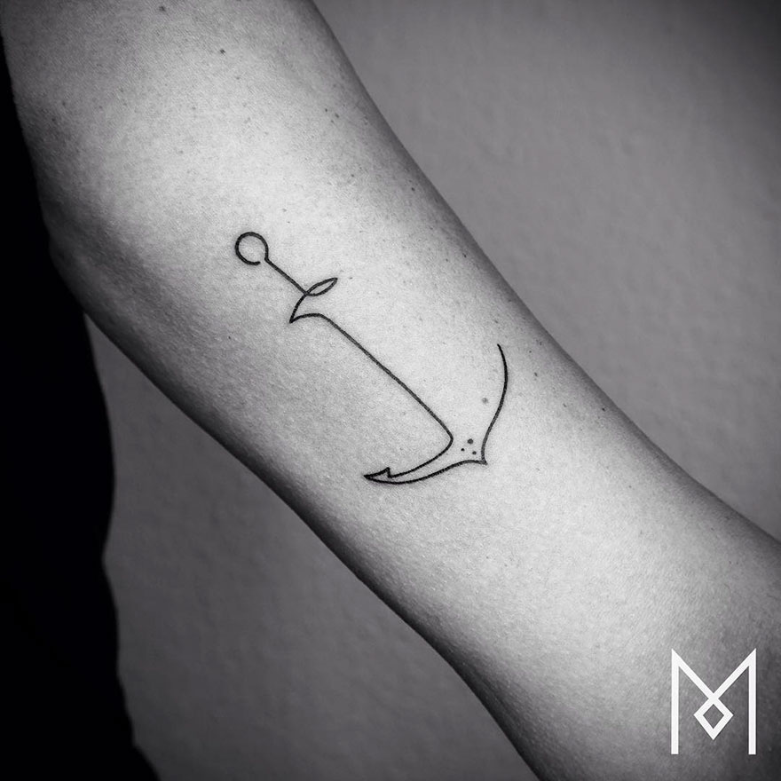 Minimalist Single Line Tattoos By Iranian-German Artist (59 Pics) Minimalist Single Line Tattoos By Iranian-German Artist (59 Pics)