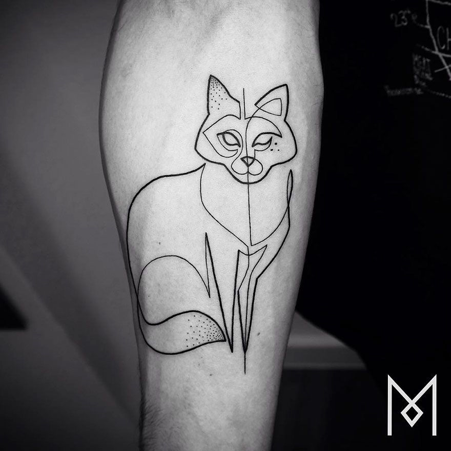 Minimalist Single Line Tattoos By Iranian-German Artist (59 Pics) Minimalist Single Line Tattoos By Iranian-German Artist (59 Pics)