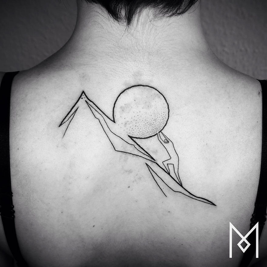 Minimalist Single Line Tattoos By Iranian-German Artist (59 Pics) Minimalist Single Line Tattoos By Iranian-German Artist (59 Pics)