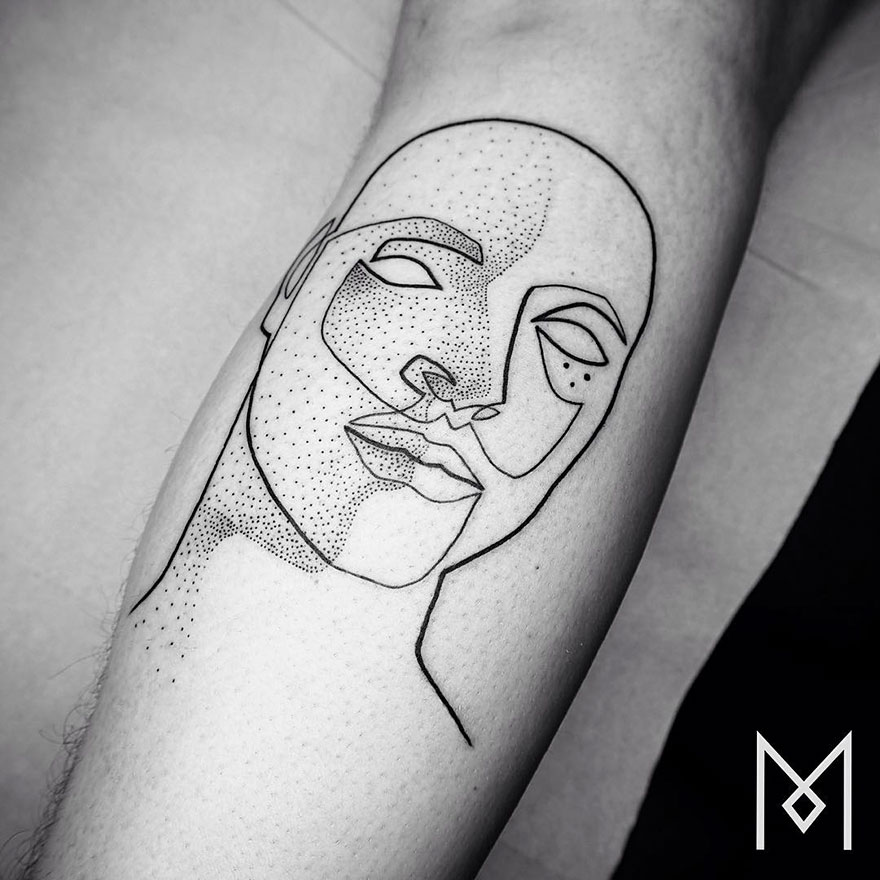 Minimalist Single Line Tattoos By Iranian-German Artist (59 Pics) Minimalist Single Line Tattoos By Iranian-German Artist (59 Pics)