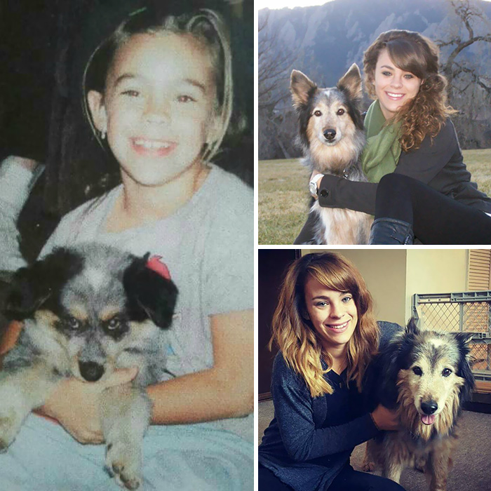 108 Before-And-After Pics Of Dogs And Their Owners Growing Up Together