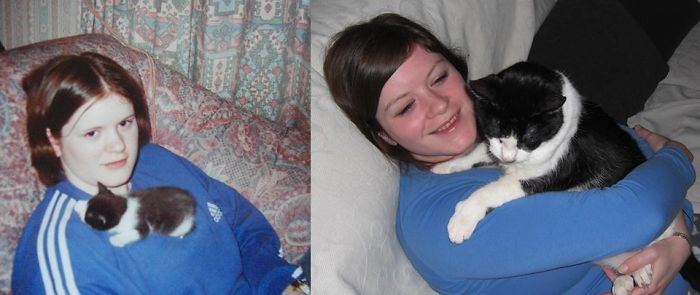 108 Before-And-After Pics Of Dogs And Their Owners Growing Up Together