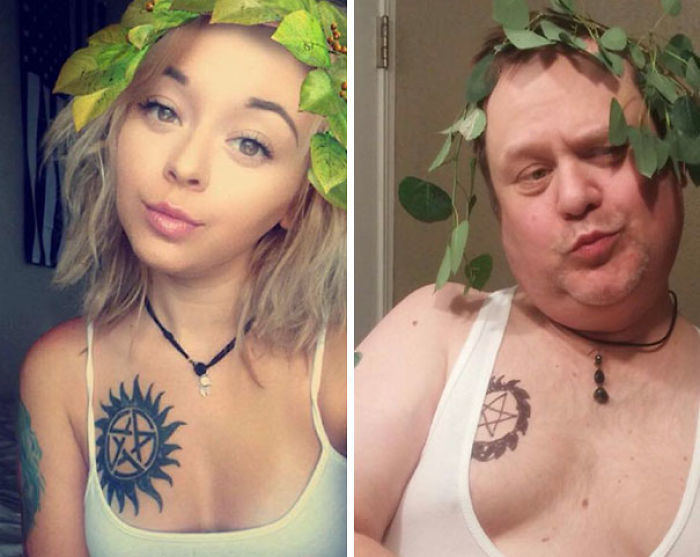 Dad Who&#8217;s Been Trolling Daughter By Recreating Her Racy Selfies Now Has 2x More Followers Than Her