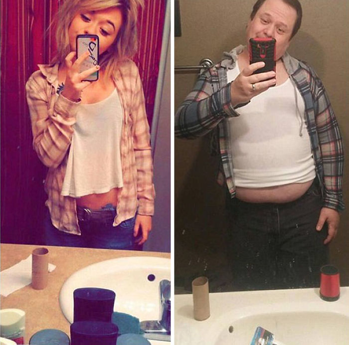 Dad Who&#8217;s Been Trolling Daughter By Recreating Her Racy Selfies Now Has 2x More Followers Than Her