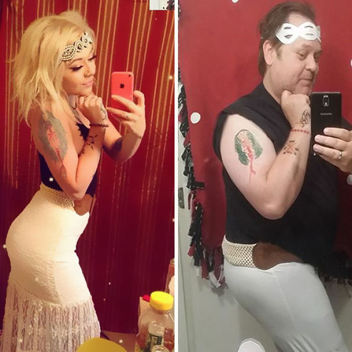 Dad Who&#8217;s Been Trolling Daughter By Recreating Her Racy Selfies Now Has 2x More Followers Than Her