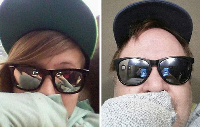 Dad Who&#8217;s Been Trolling Daughter By Recreating Her Racy Selfies Now Has 2x More Followers Than Her