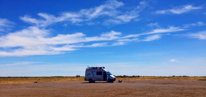 We Transformed A Military Police Car Into A Home On Wheels So That We Could Travel The World While Working