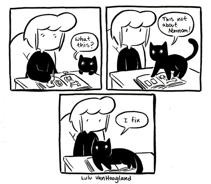 51 Comics By Lulu VanHoagland That Purrfectly Capture Life With Cats