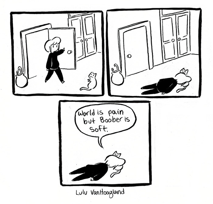 51 Comics By Lulu VanHoagland That Purrfectly Capture Life With Cats