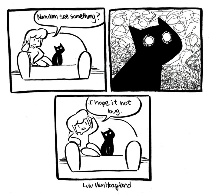 51 Comics By Lulu VanHoagland That Purrfectly Capture Life With Cats