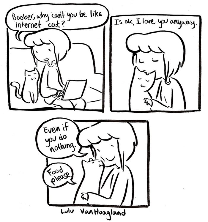 51 Comics By Lulu VanHoagland That Purrfectly Capture Life With Cats