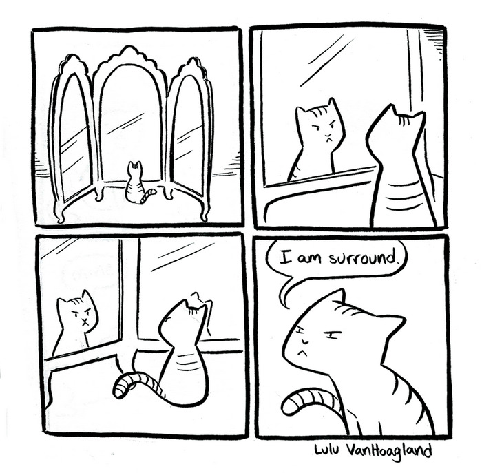 51 Comics By Lulu VanHoagland That Purrfectly Capture Life With Cats