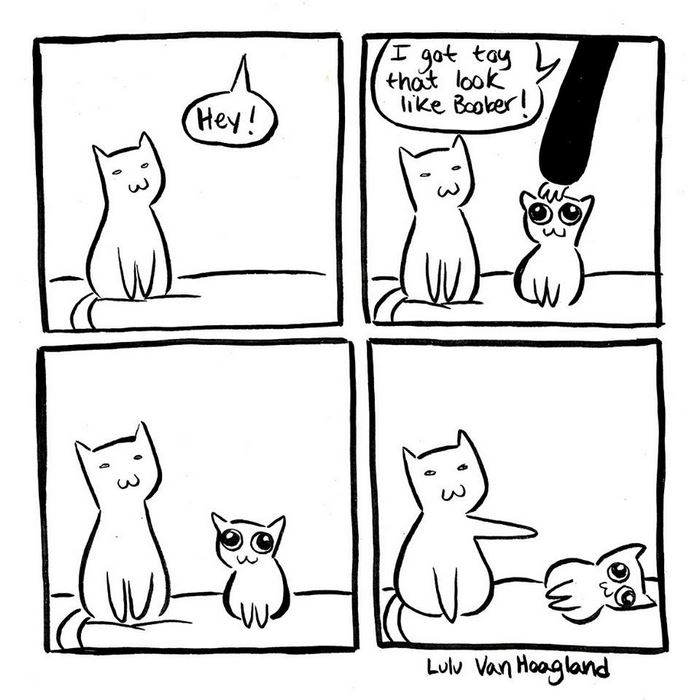51 Comics By Lulu VanHoagland That Purrfectly Capture Life With Cats