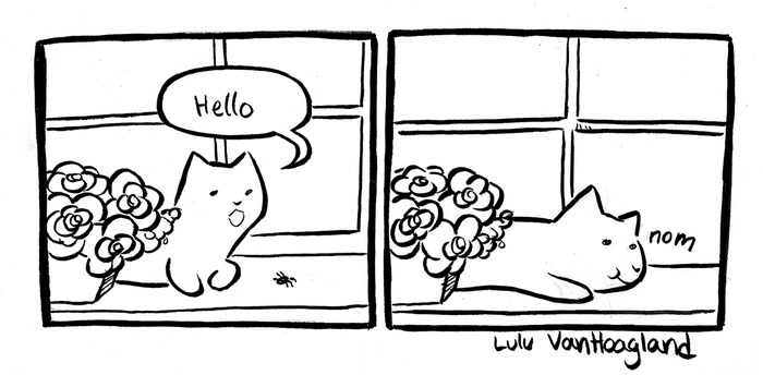 51 Comics By Lulu VanHoagland That Purrfectly Capture Life With Cats