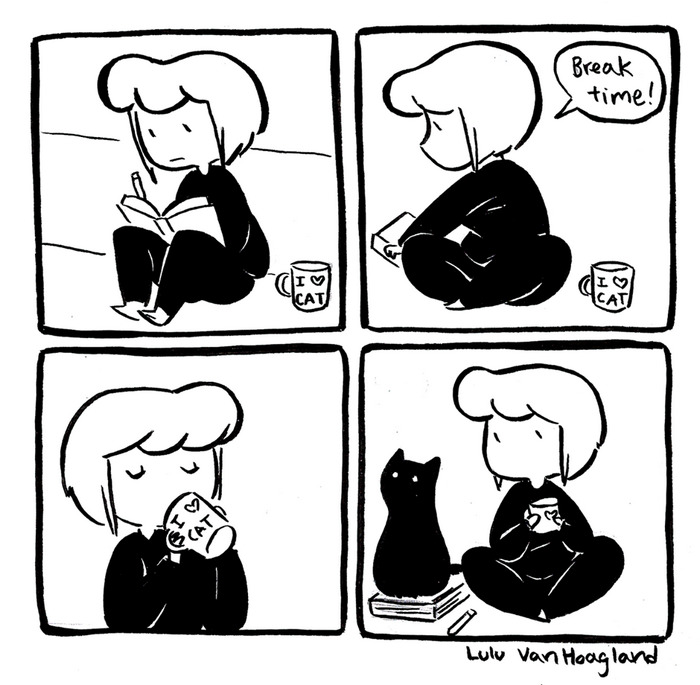 51 Comics By Lulu VanHoagland That Purrfectly Capture Life With Cats