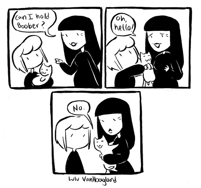 51 Comics By Lulu VanHoagland That Purrfectly Capture Life With Cats