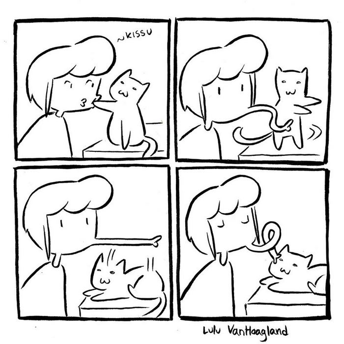 51 Comics By Lulu VanHoagland That Purrfectly Capture Life With Cats