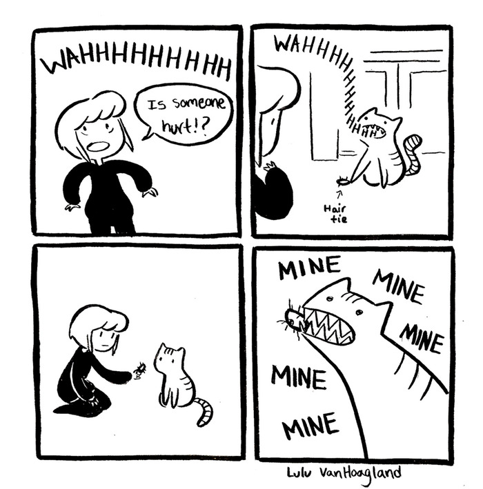 51 Comics By Lulu VanHoagland That Purrfectly Capture Life With Cats