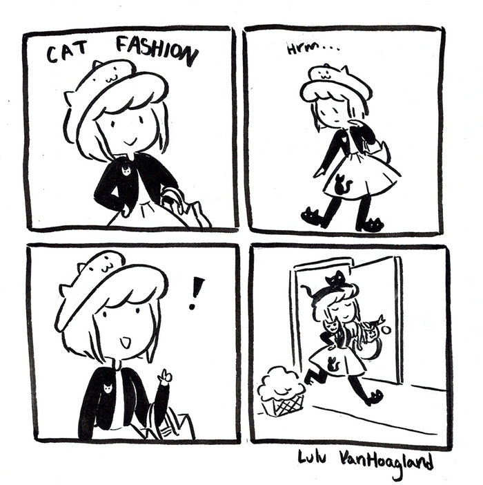 51 Comics By Lulu VanHoagland That Purrfectly Capture Life With Cats
