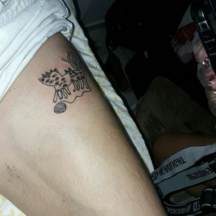 This Brazilian Tattoo Artist Is Horrible At Drawing, But People Still Pay Her To Get Inked (41 Pics)