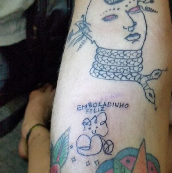 This Brazilian Tattoo Artist Is Horrible At Drawing, But People Still Pay Her To Get Inked (41 Pics)