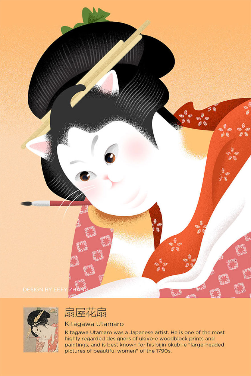 Artist Recreates Classic Paintings Using Cats