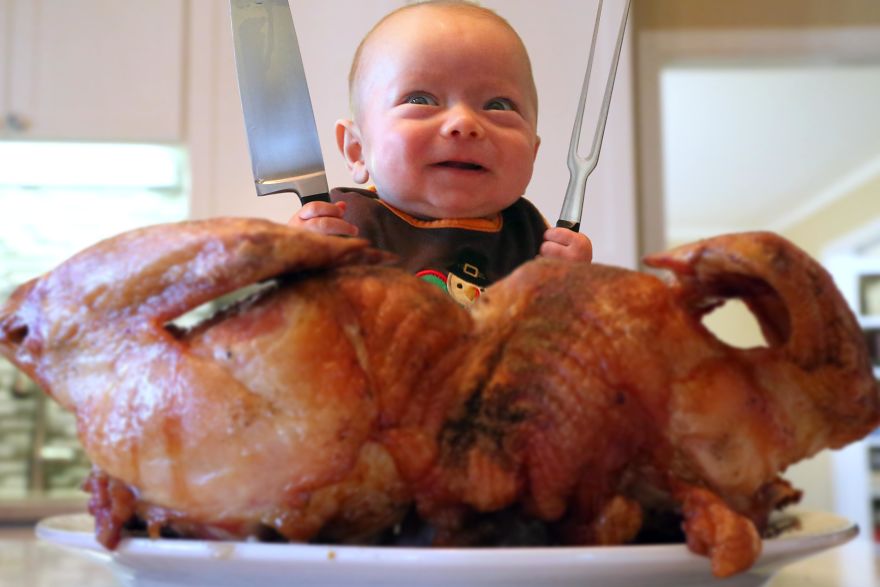 Dad Makes His Premature Baby Do Manly Things, And The Result Is Hilarious (OC)
