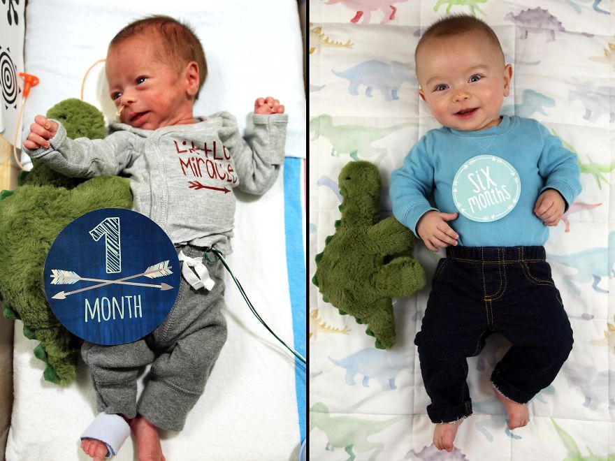 Dad Makes His Premature Baby Do Manly Things, And The Result Is Hilarious (OC)