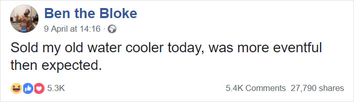 Guy Wants To Sell His Water Cooler In Exchange For Eggs, It Turns Into A Hilarious Bidding War