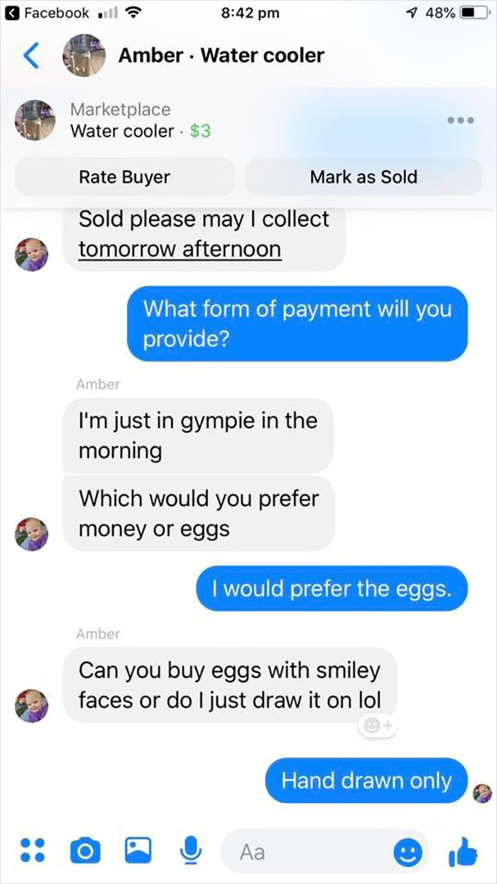 Guy Wants To Sell His Water Cooler In Exchange For Eggs, It Turns Into A Hilarious Bidding War