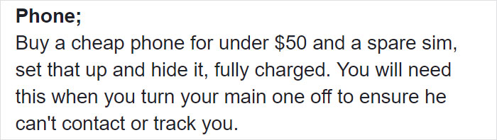 Woman Writes A Detailed Plan For Anyone Who&#8217;s Trying To Escape An Abusive Partner