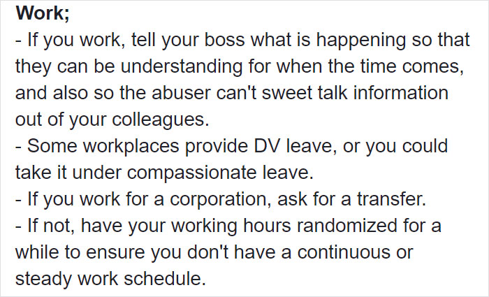 Woman Writes A Detailed Plan For Anyone Who&#8217;s Trying To Escape An Abusive Partner