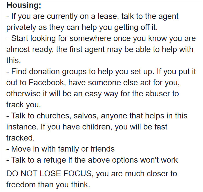 Woman Writes A Detailed Plan For Anyone Who&#8217;s Trying To Escape An Abusive Partner