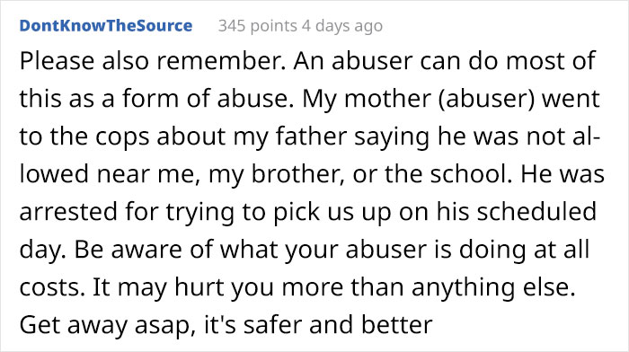 Woman Writes A Detailed Plan For Anyone Who&#8217;s Trying To Escape An Abusive Partner