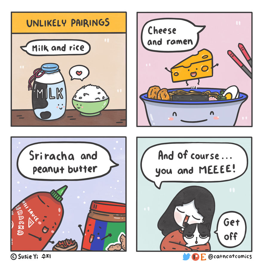 I Make Wholesome Comics About Two Rescue Cats And Their Human Who Understands Cat-Speak