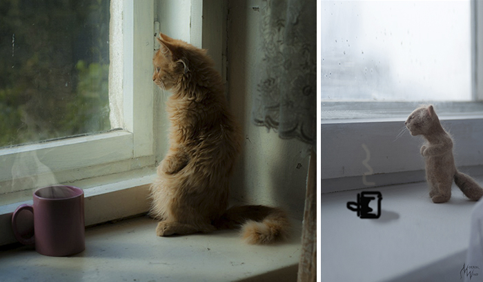 Woman Makes &#8216;A Cat Out Of Her Cat&#8217; By Using Cat&#8217;s Hair And The Result Inspires Others To Do The Same