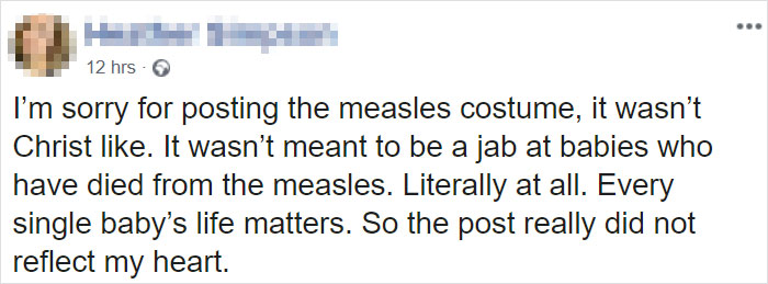 Anti-Vaxxer Mocks Measles With Her Halloween Costume, Gets Shut Down By A Comment From A Medical Professional