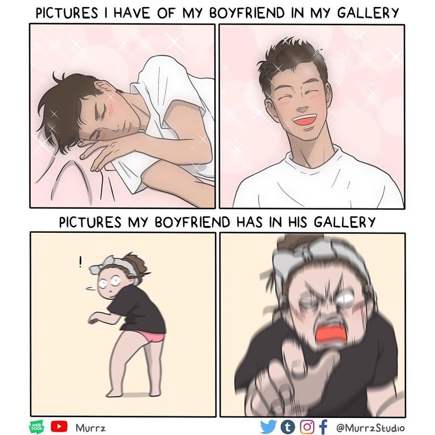 Artist Illustrates Everyday Girl Problems And Relationship Perks In 30 Funny Comics (New Pics)