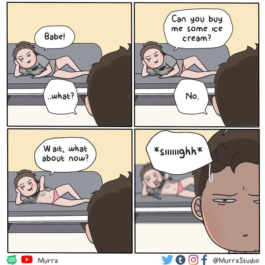 Artist Illustrates Everyday Girl Problems And Relationship Perks In 30 Funny Comics (New Pics)