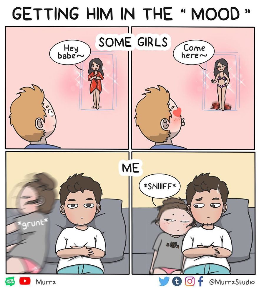 Artist Illustrates Everyday Girl Problems And Relationship Perks In 30 Funny Comics (New Pics)