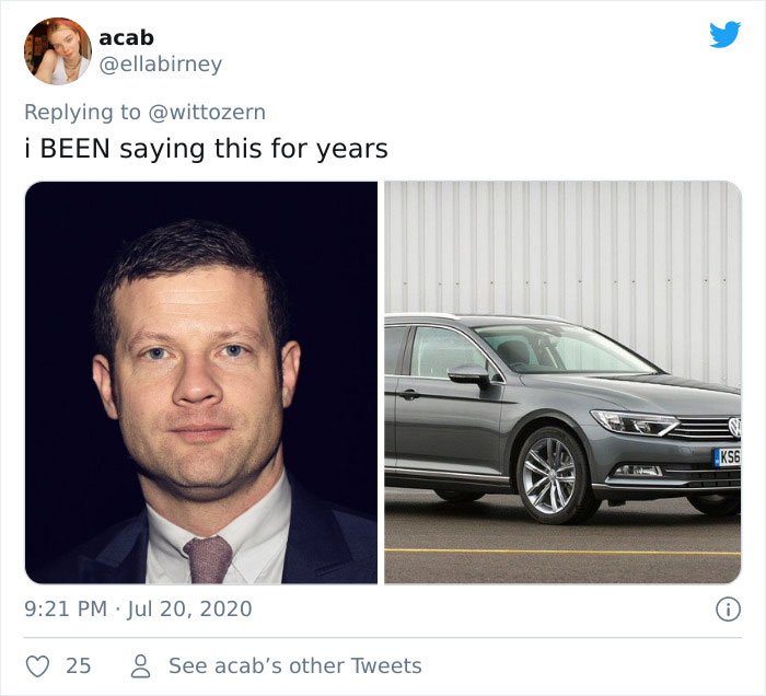 Apparently, Car Celebrity-Lookalikes Is A Thing On Twitter, And Here&#8217;s 26 Of The Funniest Comparisons