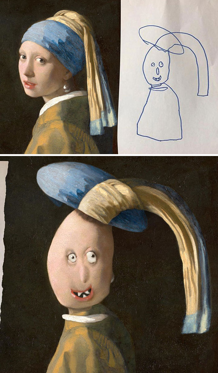 Funny Kids’ Drawings Turned To Reality: The Most Hilarious Collection Funny Kids’ Drawings Turned To Reality: The Most Hilarious Collection