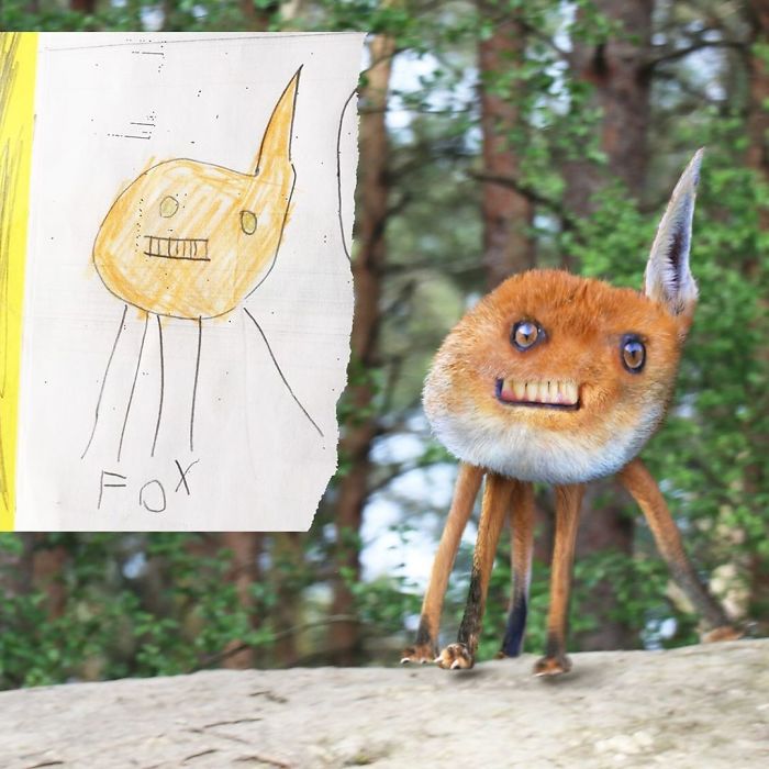 Funny Kids’ Drawings Turned To Reality: The Most Hilarious Collection Funny Kids’ Drawings Turned To Reality: The Most Hilarious Collection