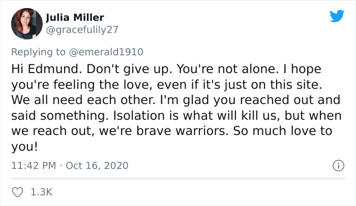 Man Gets Overwhelming Support From People All Over The World After Tweeting &#8216;I&#8217;m Not OK&#8217;